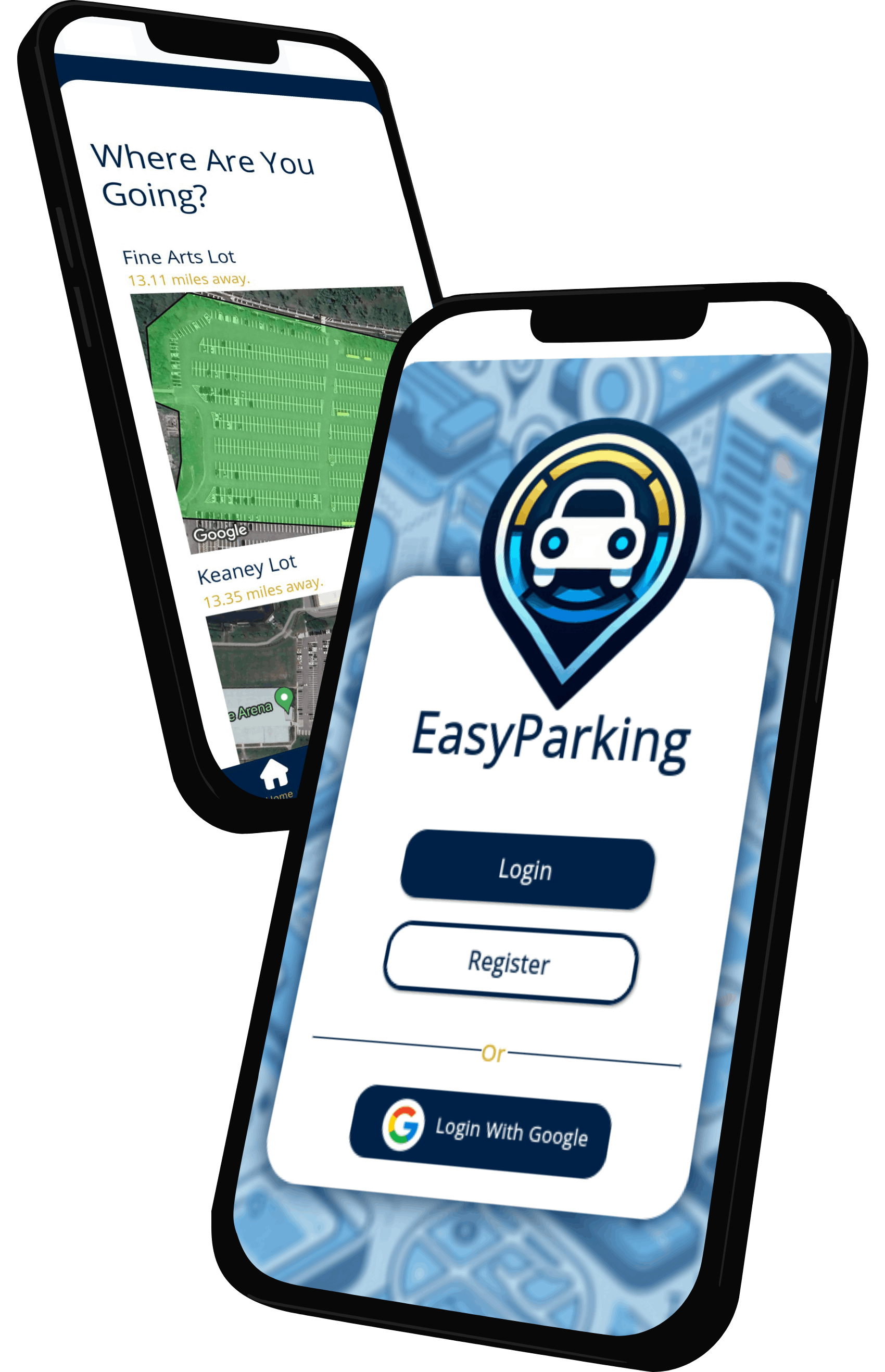 EasyParking App Layout